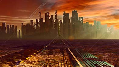 Apocalyptic landscape