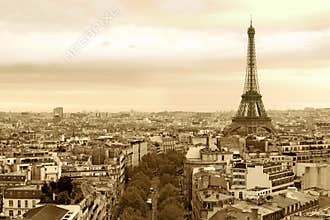 Cityscape of Paris France