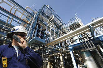 Oil worker and industry