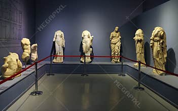 Statues in Ephesus Museum, Selcuk Town, Izmir, Turkey