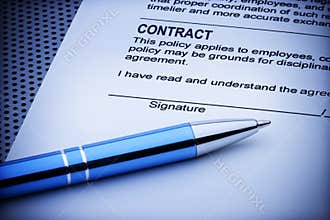 Contract Signature Document
