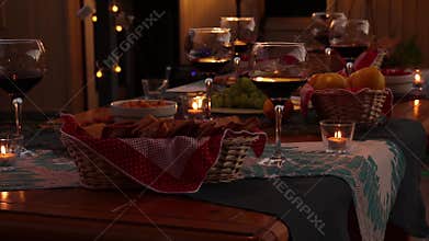 Magical atmosphere a table imbued