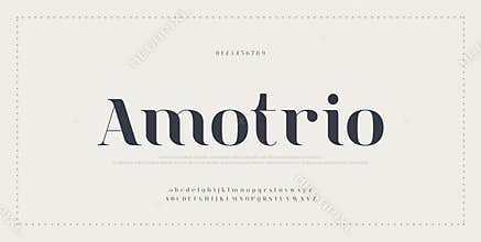 Elegant alphabet letters font and number. Classic Copper Lettering Minimal Fashion Designs. Typography fonts regular uppercase and