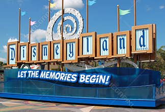 Disneyland sign