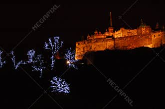 Edinburgh Castle at Christmas