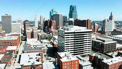 Kansas City Missouri Clay County Downtown City Skyline Sunrise