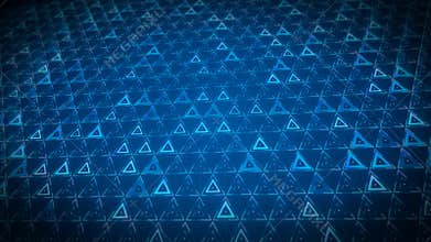 Triangle design of future technology digital geometric abstract background concept