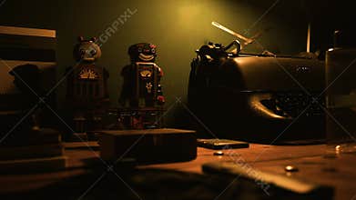 Robot typewriter