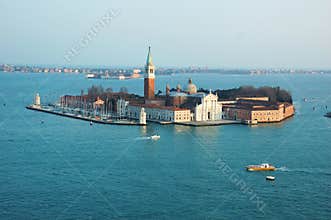 Murano island in the Venetian Lagoon,Italy