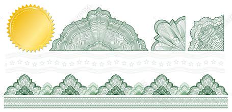 Elements for make diploma or certificate