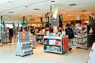 A modern bookshop