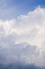Dramatic cloudscape stormy skies abstract background of clouds