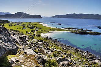 White beaches in Norway