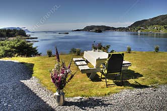View from cabin in western Norway