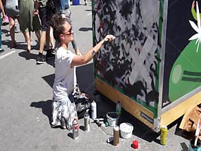 Live creation during MURAL festival