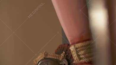 Body Parts of Painted Statue