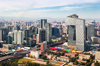 Beijing city Skyline
