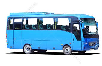 Blue bus