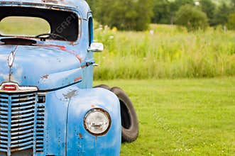 Farm truck abandoned
