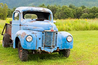 Old abandoned truck