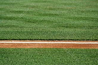 Baseline on a baseball field