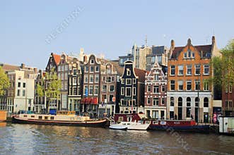 Funny houses of Amsterdam