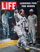 Apollo 11 Moon Landing Life Magazine Cover