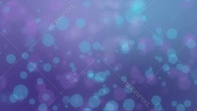 Magical purple blue glowing bokeh background