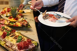 Catering food