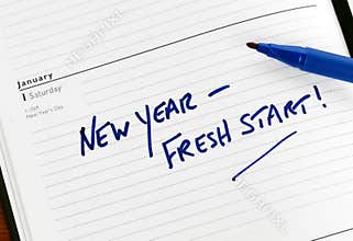 New Year fresh start
