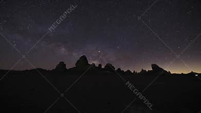 Time Lapse Star Trails in Remote Location