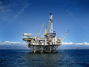 Offshore Oil Rig Drilling Platform