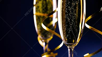 Two glasses of champagne