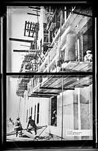 1930 photo Construction of Empire State Building NYC
