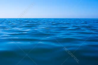 Still calm sea water surface
