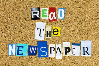 Read newspaper news reading current events education