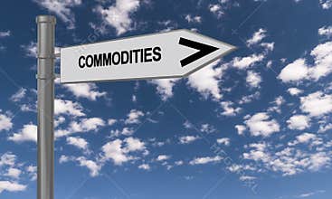 Commodities traffic sign