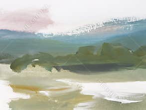 Abstract Art Painting. Modern art. Contemporary art