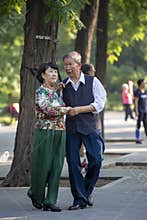 Happy Chinese seniors, happy retirement