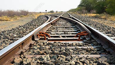 Rail traffic through Namibia, Africa