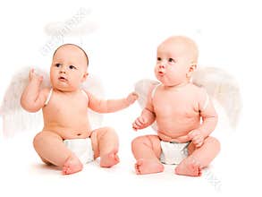 Angelic baby friends