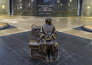 `Rosa Parks` by Erik Blome in downtown Dallas, Texas.