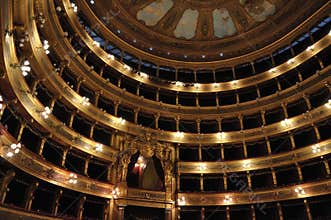Palermo, theater Massimo inside