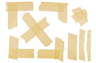 Masking tape corners and stripes