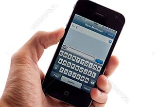 Apple iPhone 4 Text Message Screen