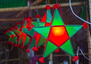 Manila Christmas market lanterns