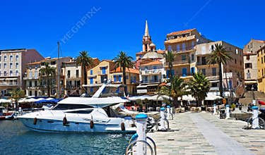 Bright harbor, Calvi, Corsica