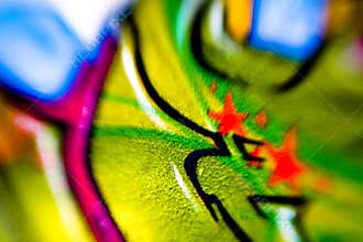 Colorful graffiti art