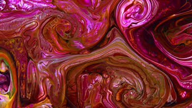 Slow Motion Macro Abstract Pattern Artistic Concept Color Surface Moving Surface Liquid Paint Splashing Art Design Texture