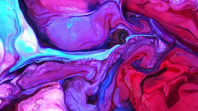 Slow Motion Macro Abstract Pattern Artistic Concept Color Surface Moving Surface Liquid Paint Splashing Art Design Texture